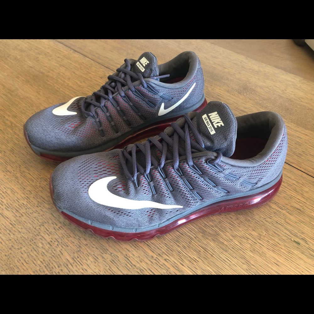 Nike air max grey red